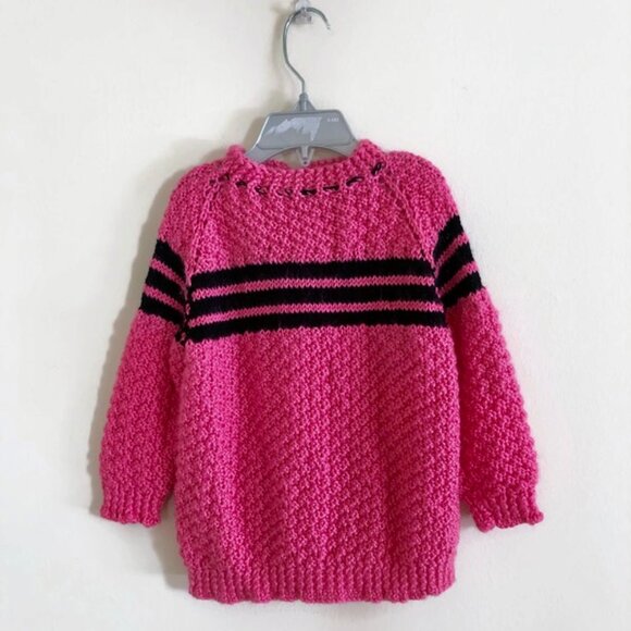 Hand knitted toddlers jacket for 2-3 years old, Little cardigan - Picture 2 of 8